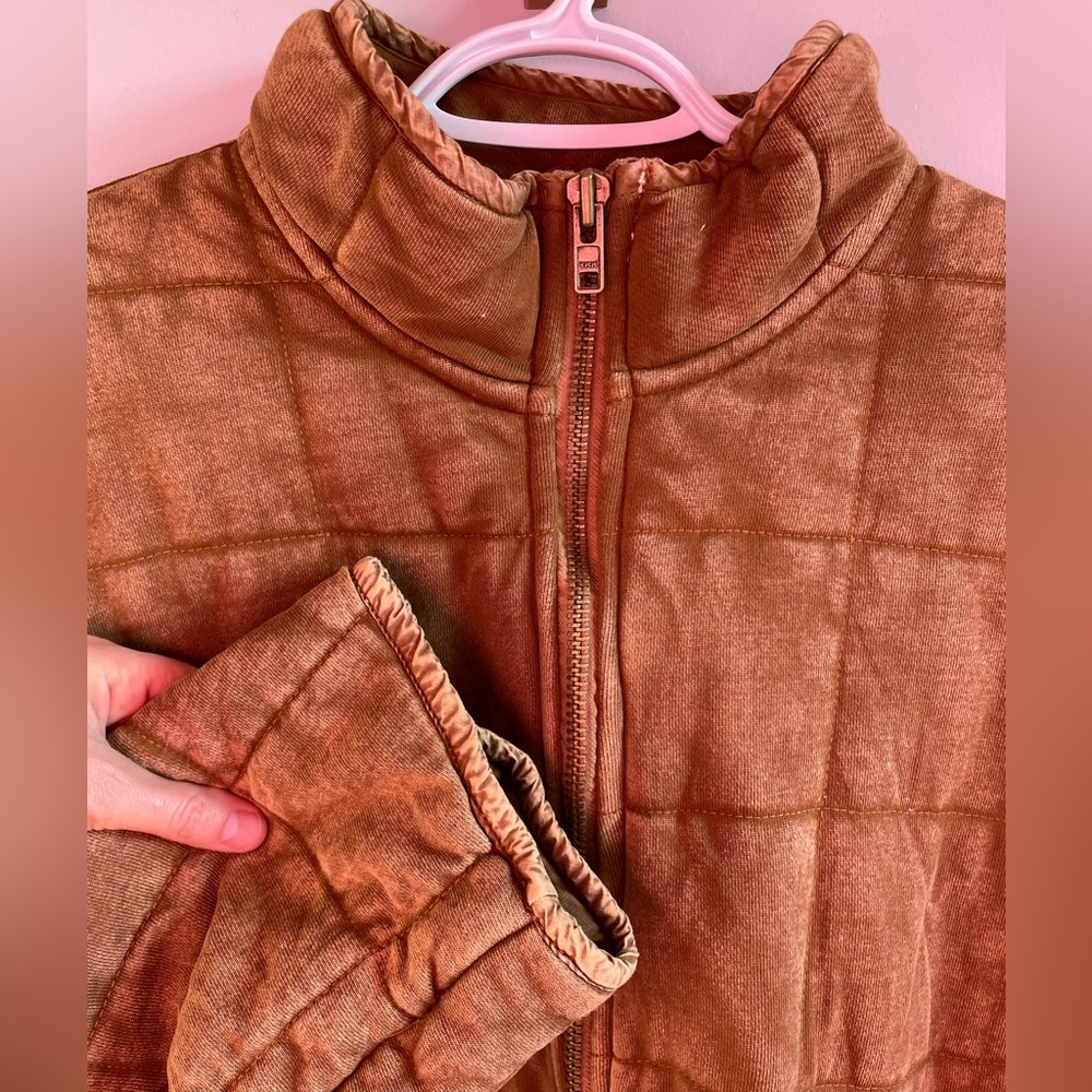 Free People Dolman Quilted Knit Jacket - Picture 3 of 13